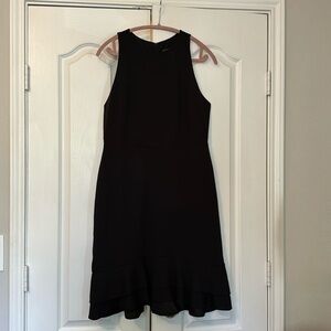 Ann Taylor black knit sleeveless dress. Size 8